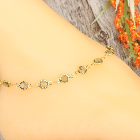 "Dainty Anklet for Women – Elegant Everyday Jewelry & Perfect Gift | MLCRC1283 - Picture 5 of 10
